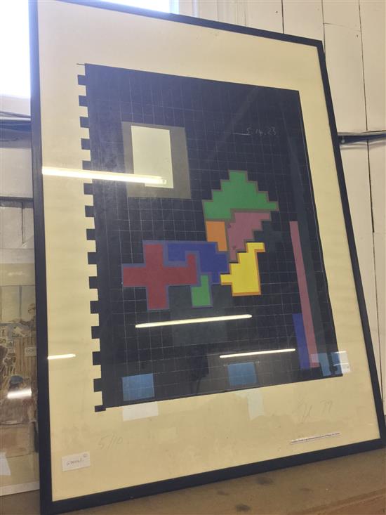 Gordon Crook - silk screen print(-)